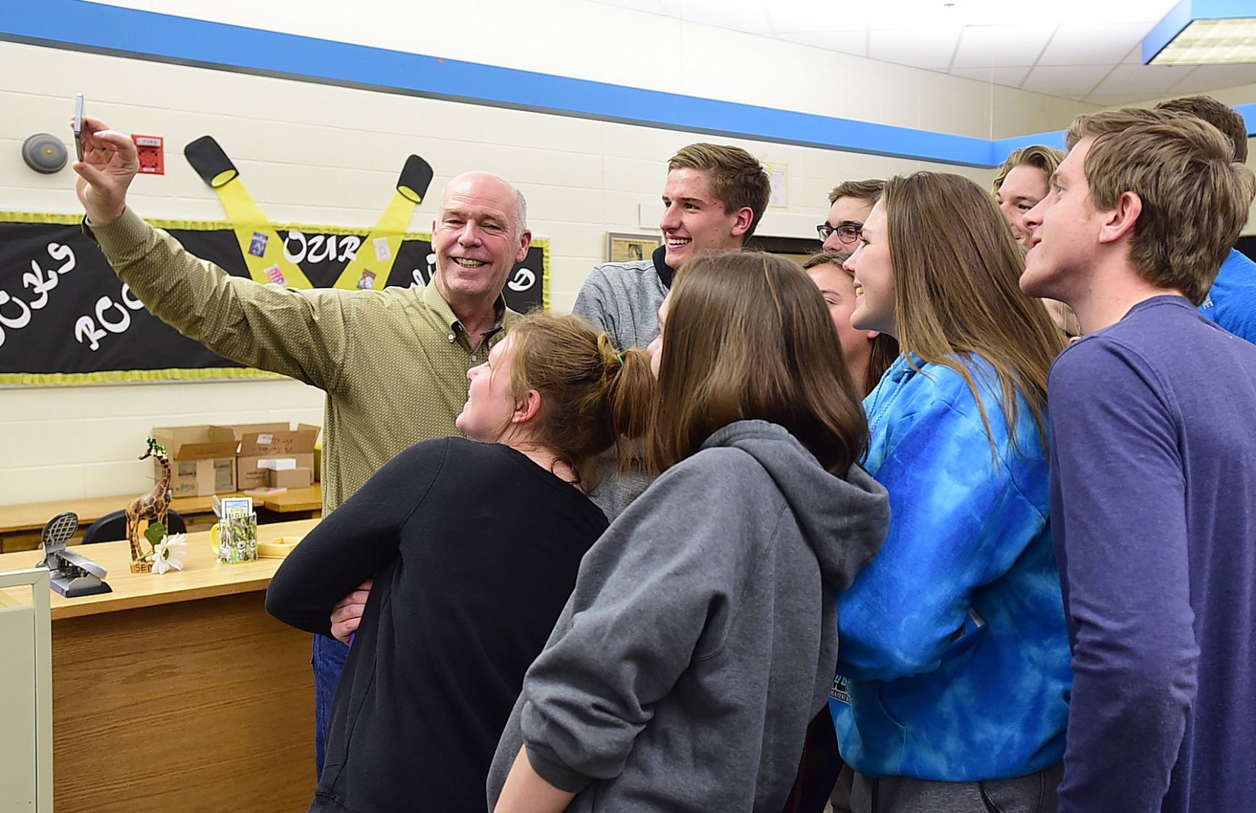 Gianforte selfie